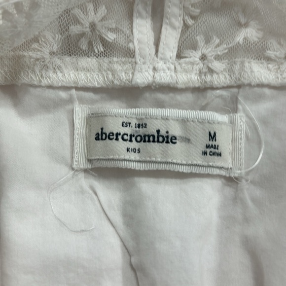 Abercrombie Girls Dress Sleeveless White Floral Boho Bohemian look embroidered - Picture 14 of 14